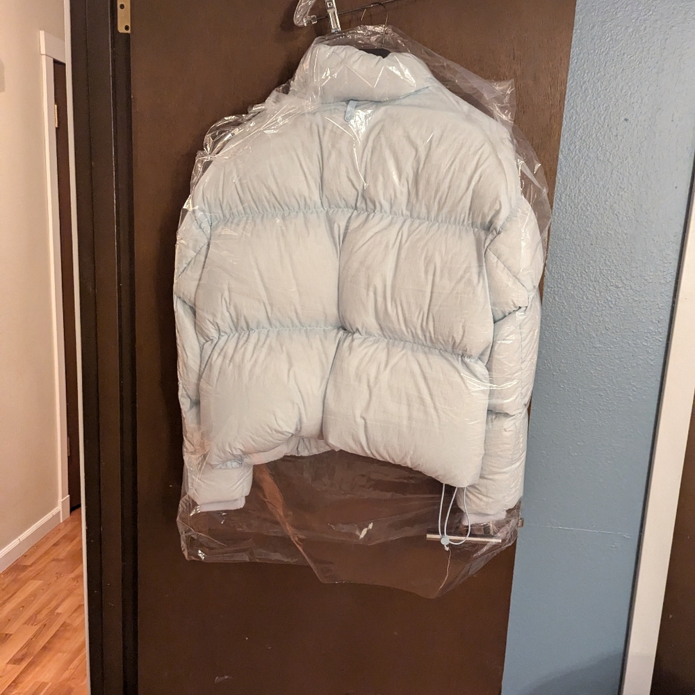 Mackage Tessy Puffer Jacket in Light Blue Size XL Rent The Runway - Picture 9 of 9